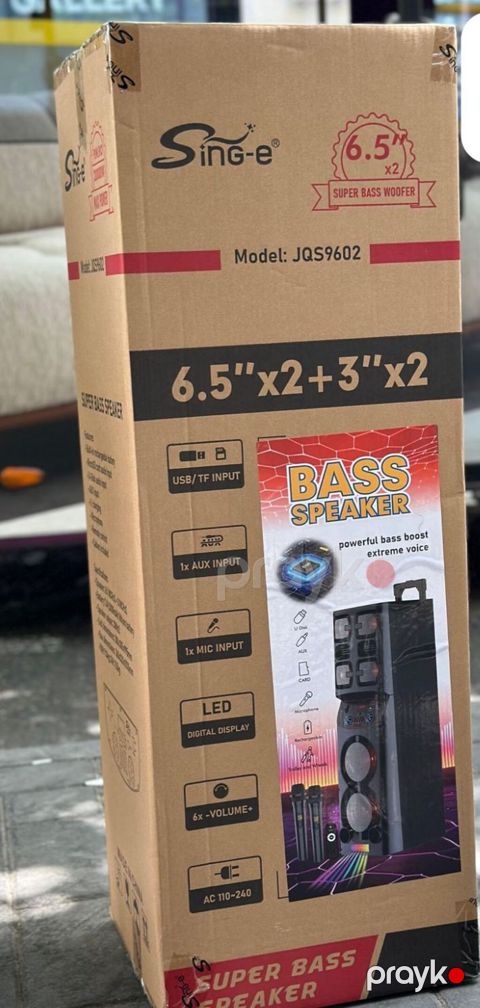 Sing-e JQS9602 Bass Speaker Xüsusiyyətlər: - 6.5" x2 subwoofer + 3" — Şəmkir