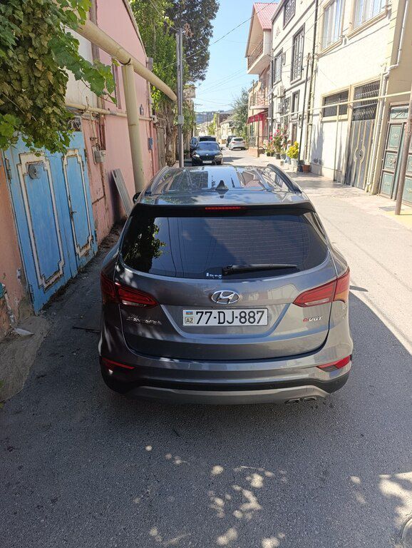 Hyundai Santa Fe, 2.0 L, 2016 il, 125 000 km — Avtomobillər, Bakı (2)