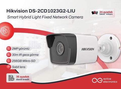 Təhlükəsizlik Kamerası Hikvision DS-2CD1023G2-LIU — Bakı