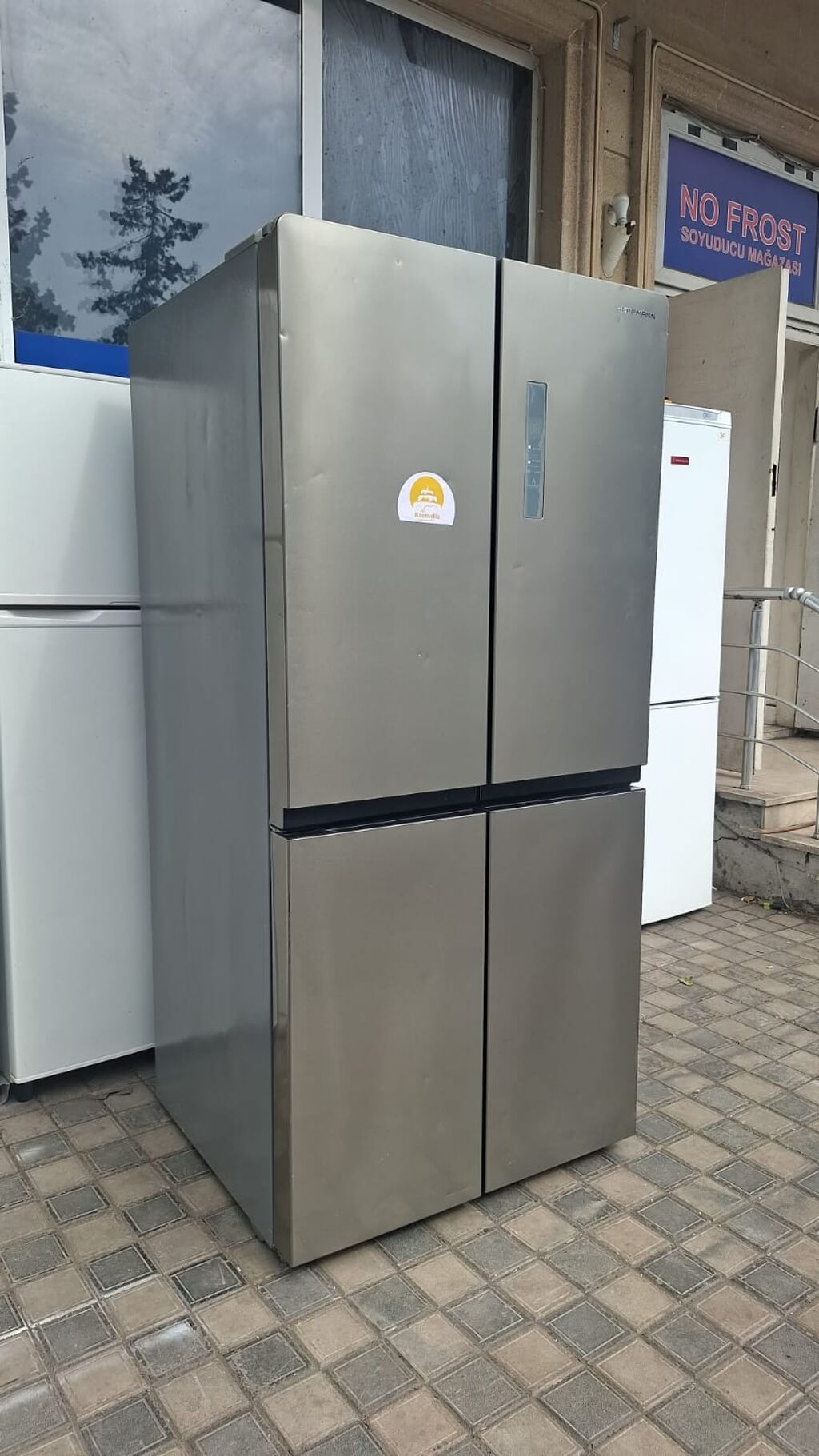 Dörd qapılı, No Frost texnologiyalı, paslanmayan polad (inox) gövdəli — Soyuducular, Bakı