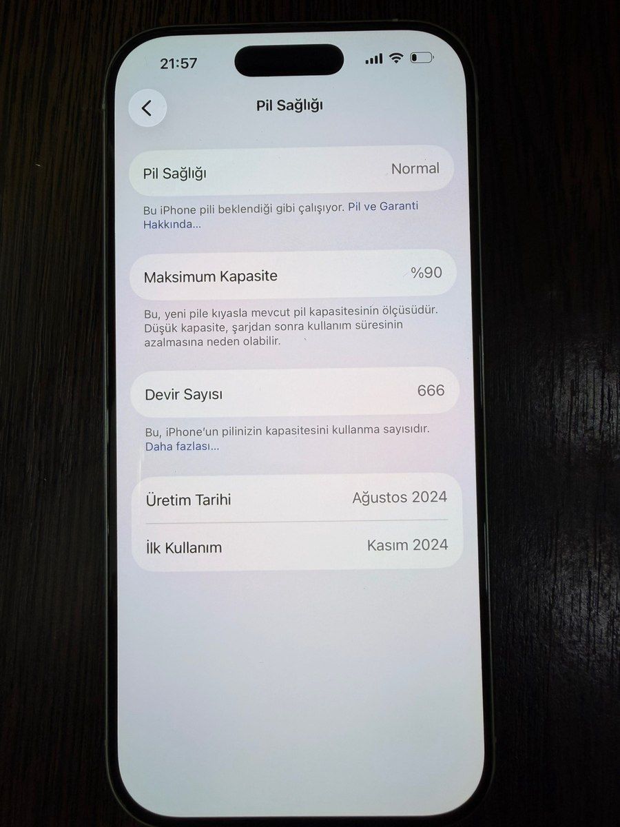 Apple iPhone 16 Pro White Titanium 128GB/8GB — Smartfonlar, Bakı (6)