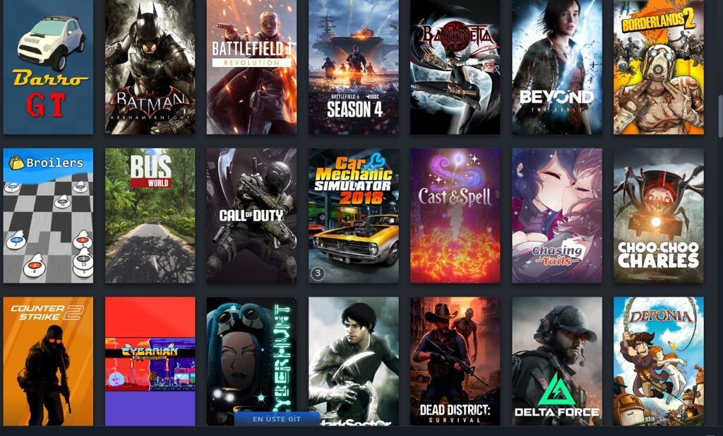 Məhsul: Steam hesabı – geniş oyun kitabxanası Təsvir: - Kitabxanada — Oyunlar, konsollər və proqramlar, Bakı (2)