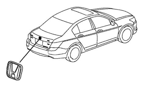 Honda Accord 2008-2012 loqosu — Bakı