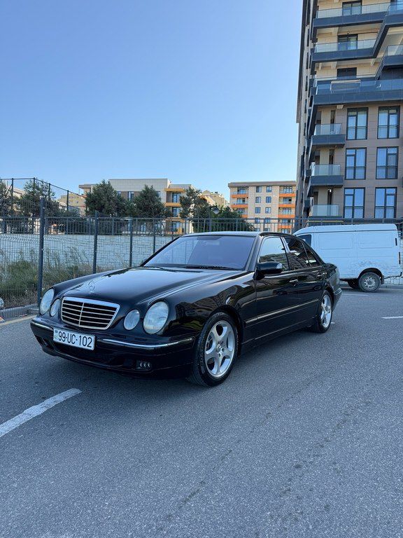 Mercedes E 220, 2.2 L, 2001 il, 300 000 km — Avtomobillər, Sumqayıt (6)