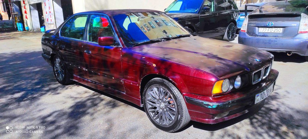 BMW 520, 2.0 L, 1993 il, 450 500 km — Avtomobillər, Bakı (3)