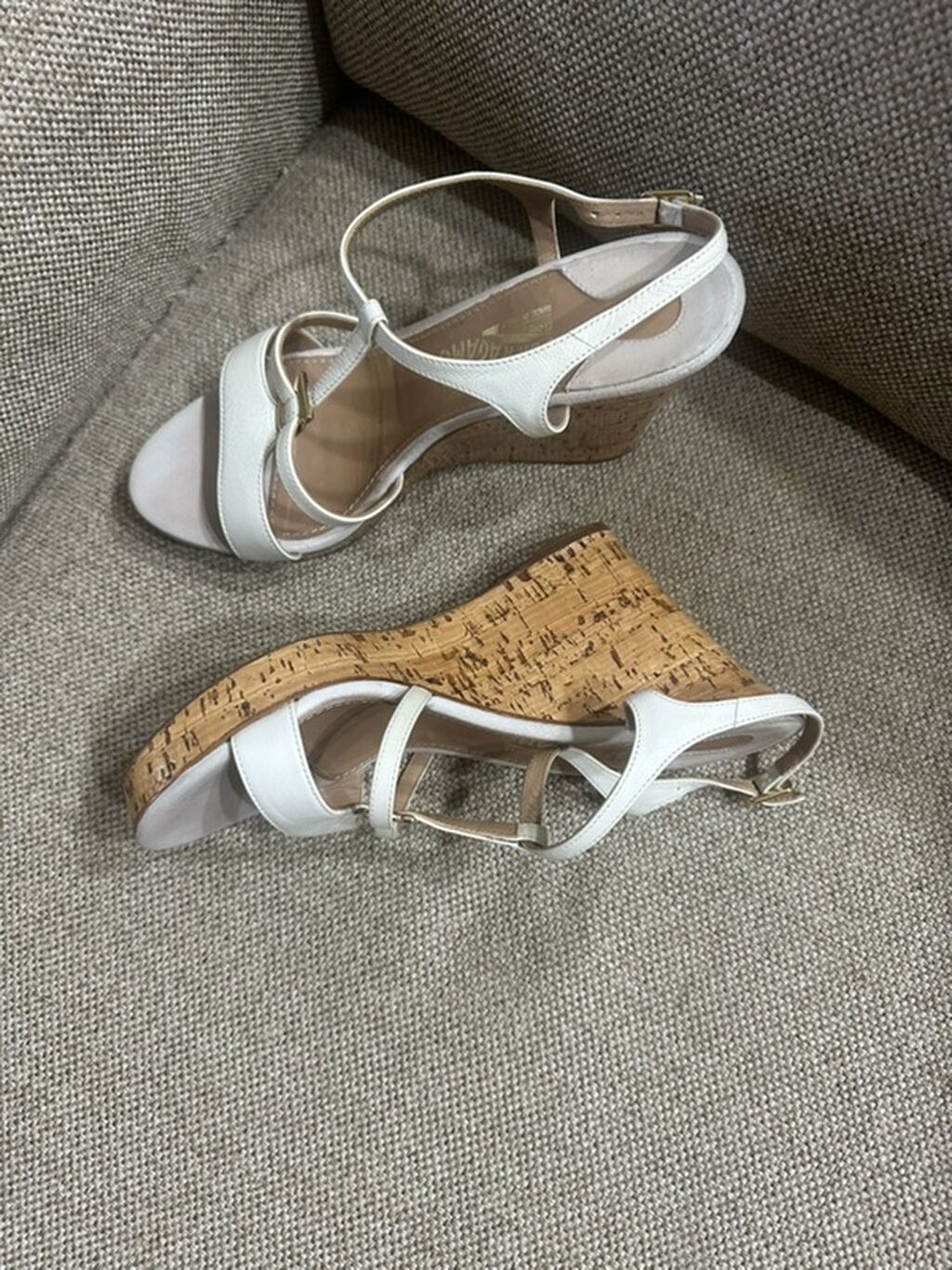 Ölçü: 38, rəng - Ağ, İşlənmiş — Sandal, Bakı