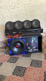 Avto səs sistemi dəsti Tərkibi: - 4 ədəd orta tezlikli dinamiklər — Car audio