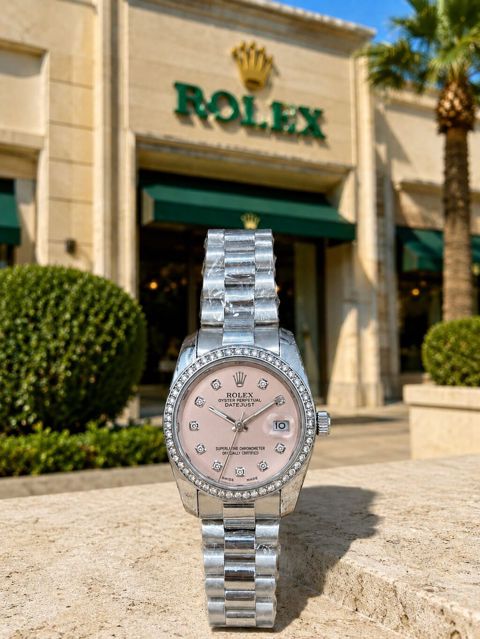 Rolex Oyster Perpetual Datejust – zərif almaz detallar ilə - Model — Qol saatları