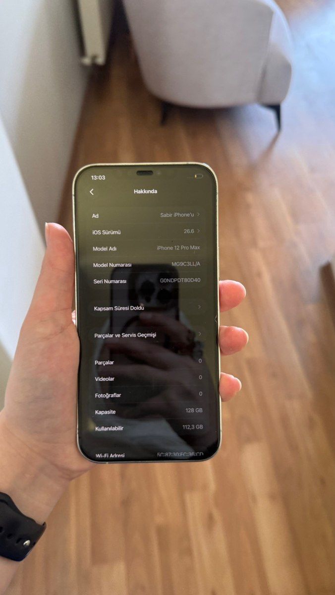 Apple iPhone 12 Pro Max Silver 128GB/6GB — Smartfonlar, Bakı (5)