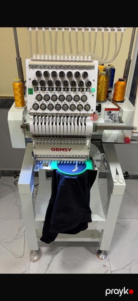 Gemsy GEM1501B 15 iynəli sənaye naxış maşını
