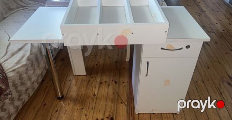 Manikür/estetik masası – çoxfunksiyalı - Rəng: ağ - Material — Mingəçevir