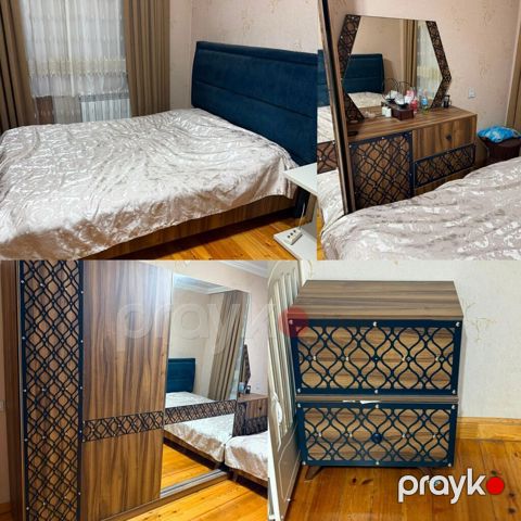 Yataq dəsti satılır 500₼.matrası var,bazası yoxdur.Ünvan