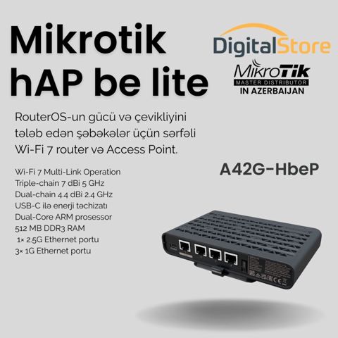MikroTik hAP be lite A42G-HbeP