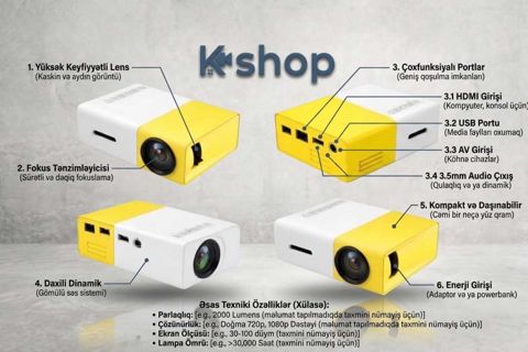 Mini proyektor — Bakı