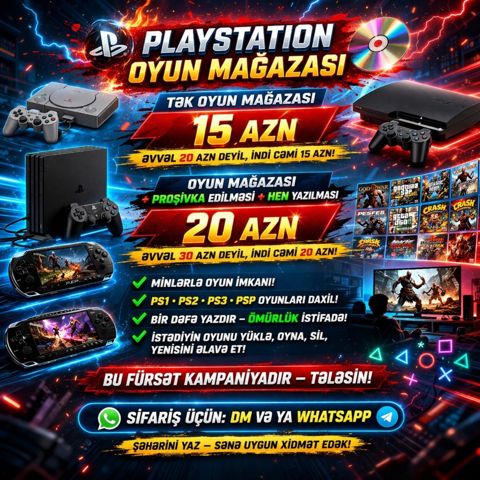 PS3 Oyun Mağazaları — Bakı