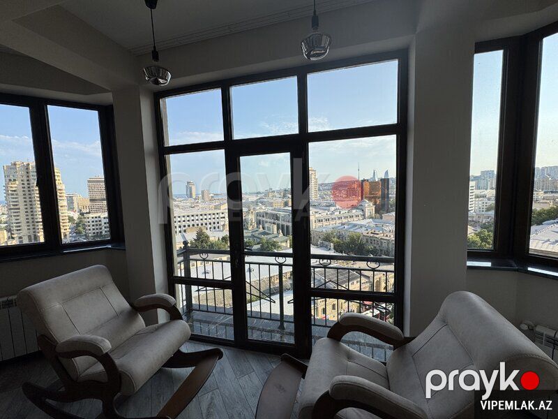 Nəsimi rayonunda 3 otaqlı Yeni tikili Kirayə verilir, 135 m² — Mənzil, Bakı (4)