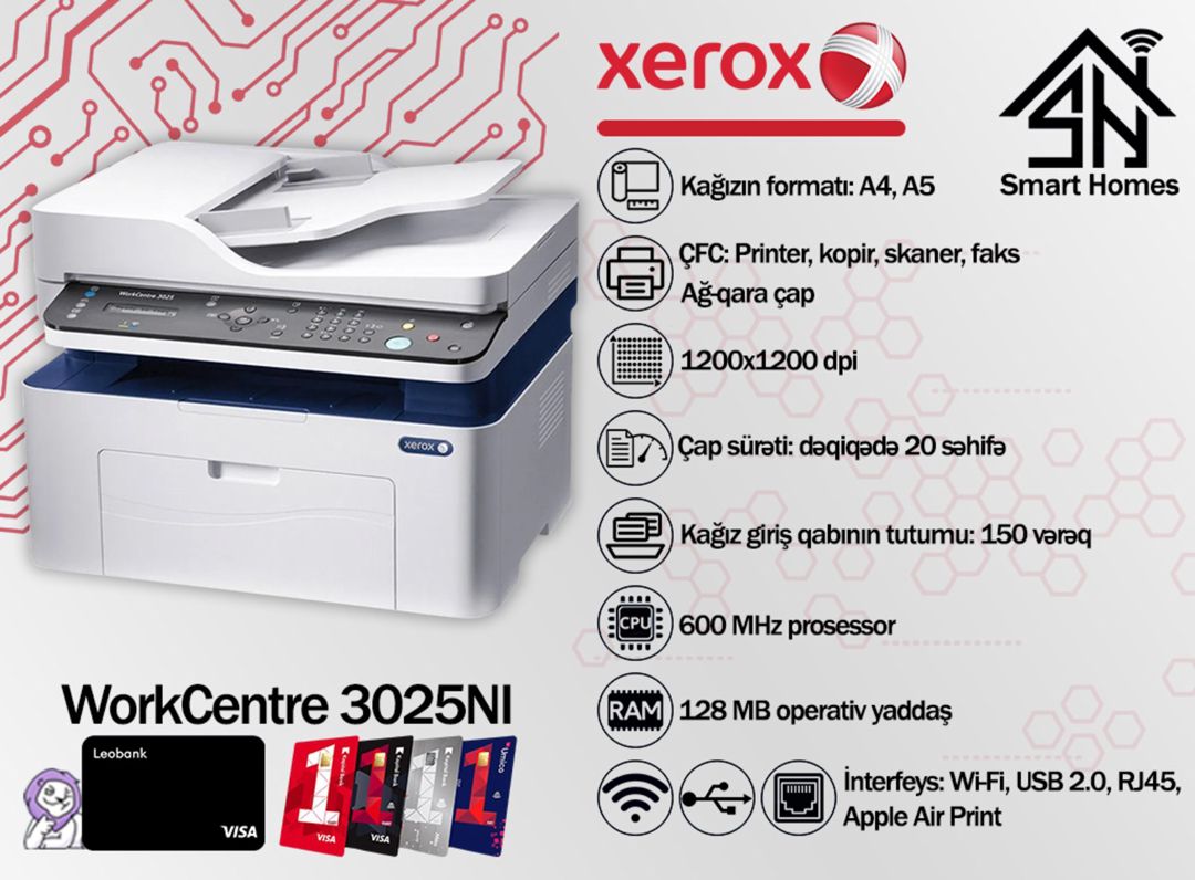 Xerox printerləri — Ofis texnikası və istehlak malları, Bakı (3)