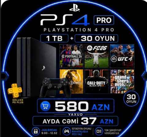 PlayStation 4 Pro 1TB — Bakı