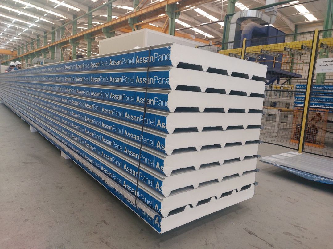 100 mm Pir sendviç panel – yüksək izolyasiya və yanğına davamlılıq — Təmir və inşaat, Bakı (2)
