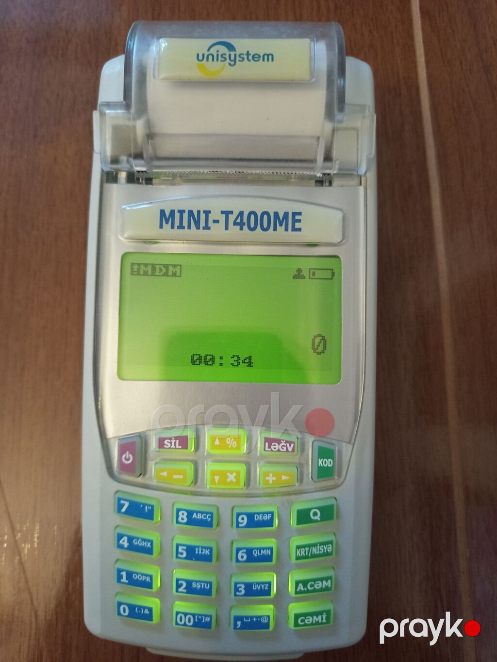 Unisystem MINI‑T400ME portativ kassa aparatı - İnteqrə olunmuş termal — Kassa avadanlığı, Digah (2)