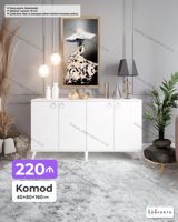 Ağ rəngli komod – minimal dizayn və funksionallıq. Ölçülər: - 40 80 — Комоды и тумбы