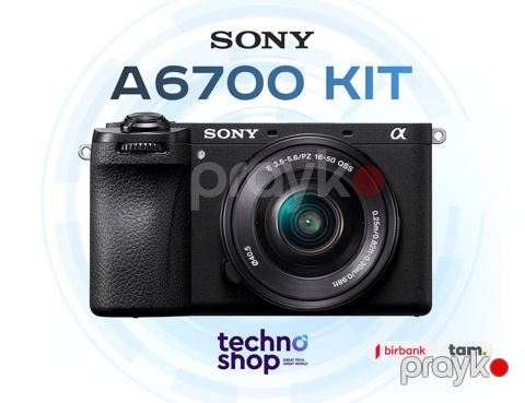 Fotoaparat "Sony 6700 + E 3.5-5.6/PZ 16-50 OSS KIT"