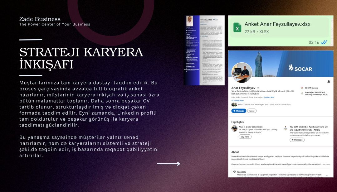 CV, motivasiya məktubu və digər xidmətlər — Reklama, IT, marketing, Bakı (12)