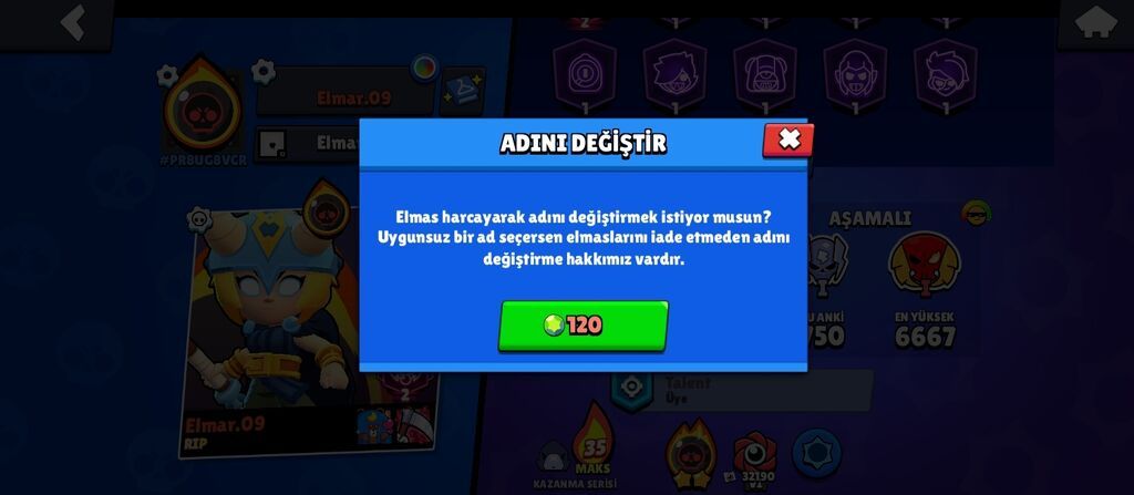 Brawl Stars hesabı – yüksək kupalı və zəngin kolleksiya - Kupa yolu — Digər, Biləsuvar (4)