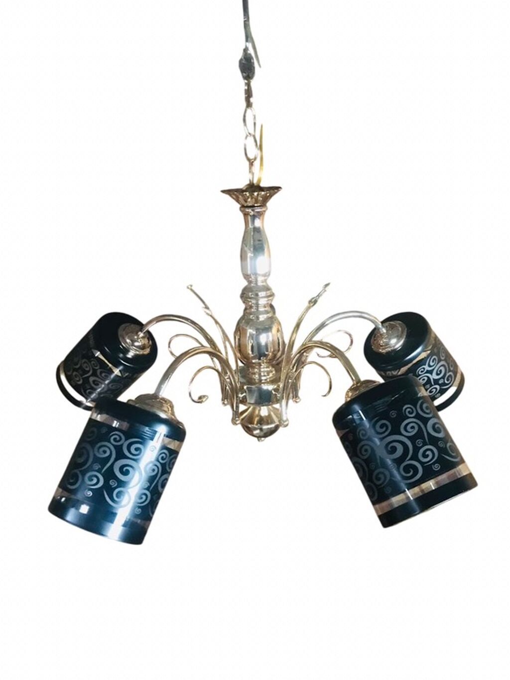 Çılçıraq, 5 lampa, Metal — Tavan is?qlar? v? cilc?raqlar, Bakı (2)