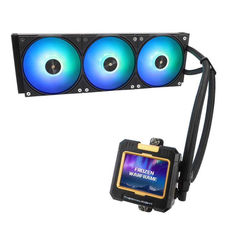 Thermalright Frozen Warframe 360 Black Argb Liquid CPU Cooler — Kompüterlər və noutbuklar, Bakı (4)