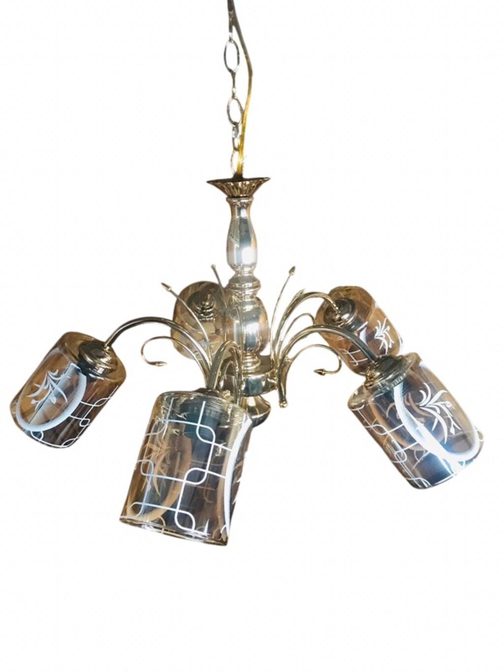 Çılçıraq, 5 lampa, Metal — Tavan is?qlar? v? cilc?raqlar, Bakı (3)