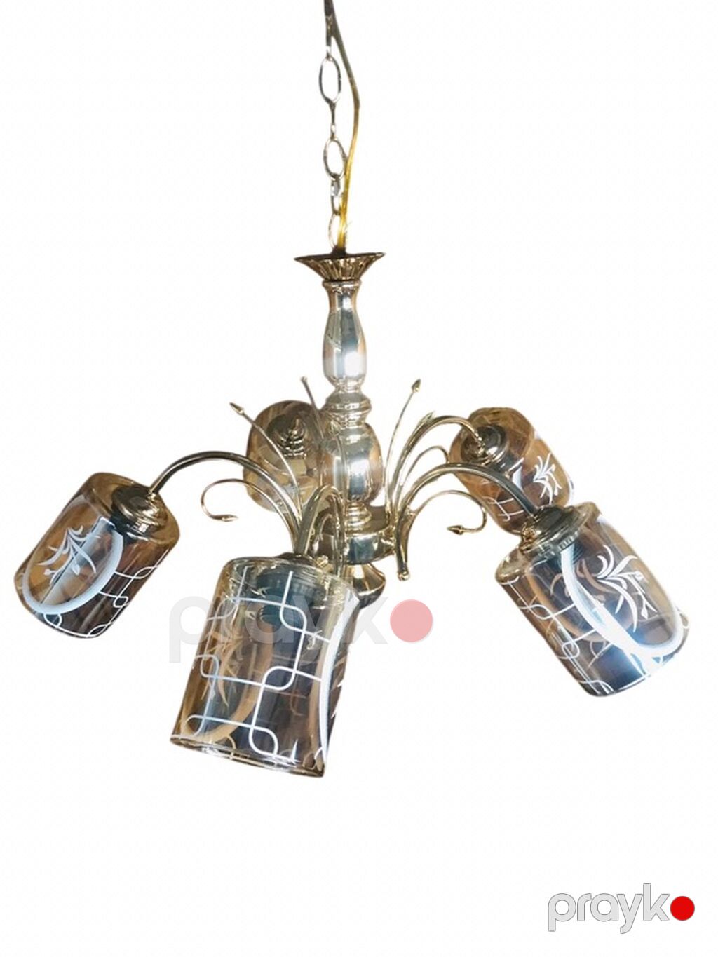 Çılçıraq, 5 lampa, Metal — Tavan is?qlar? v? cilc?raqlar, Bakı (3)