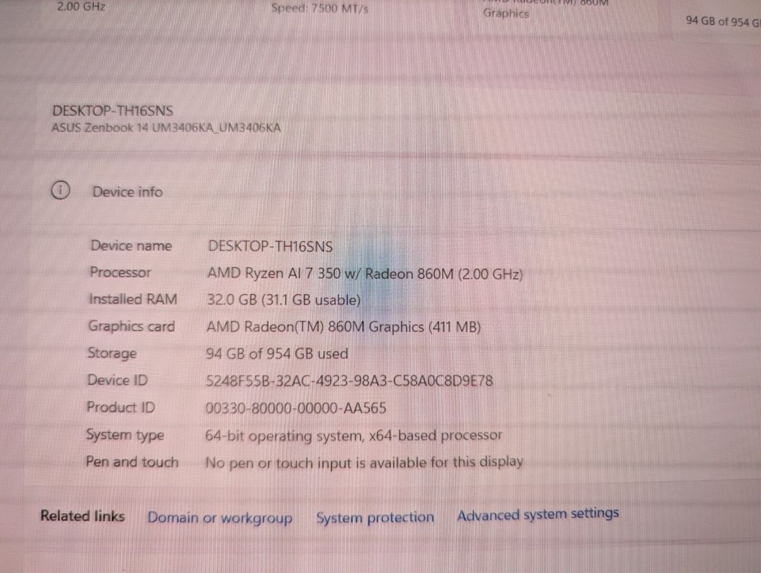 Asus ZenBook UM3406KA-QD276 — Noutbuklar, Bakı (7)