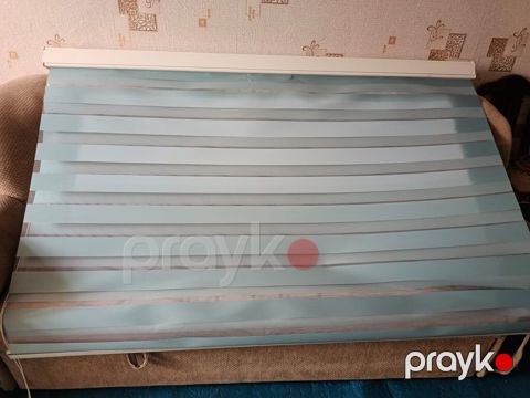 Zebra jalüz pərdə dəsti - Növ: Zebra tipli rulon pərdə - Rəng: Açıq — Bakı