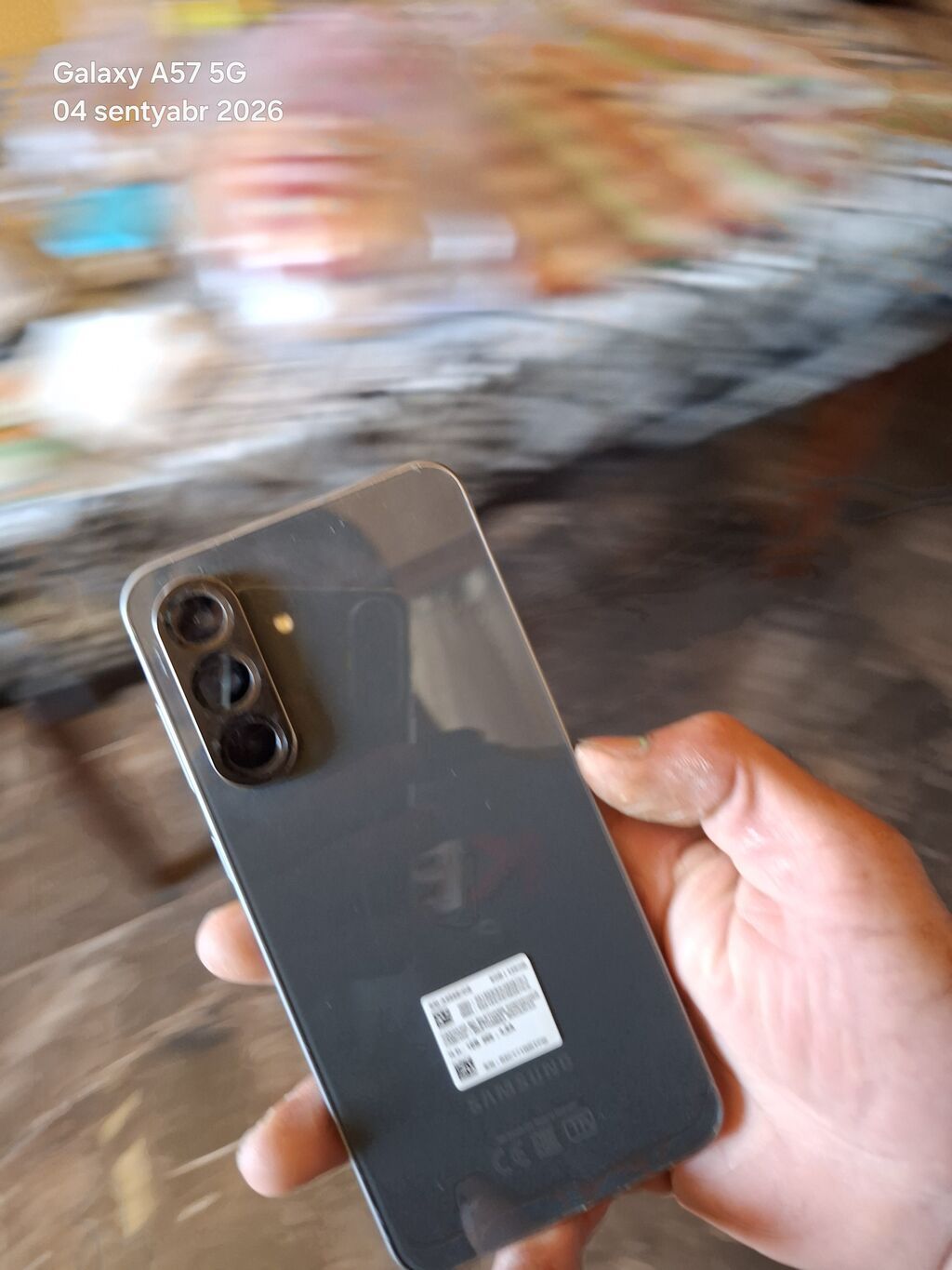 Samsung Galaxy A56 5G, 128 GB, rəng - Boz, İki sim kartlı — Samsung, Bakı (2)
