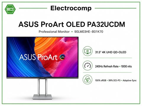 ASUS ProArt OLED PA32UCDM Professional Monitor — Bakı