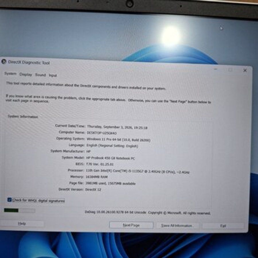 HP ProBook 450 G8 i5 1135G7 16GB RAM 512GB SSD — Noutbuklar, Bakı (6)