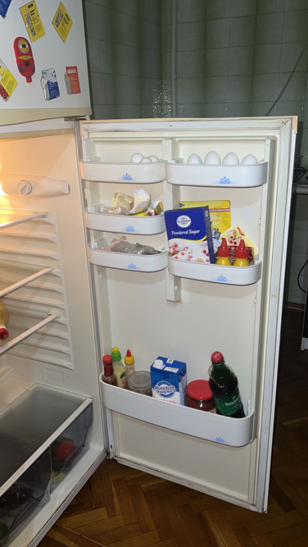 İşlənmiş 2 qapılı Beko Soyuducu Satılır, rəng - Ağ — Soyuducular, Bakı (4)