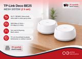 Mesh Wi-Fi Sistemi TP-Link Deco BE25 Wi-Fi 7 BE5000 (2-Pack) — Сетевое и серверное оборудование