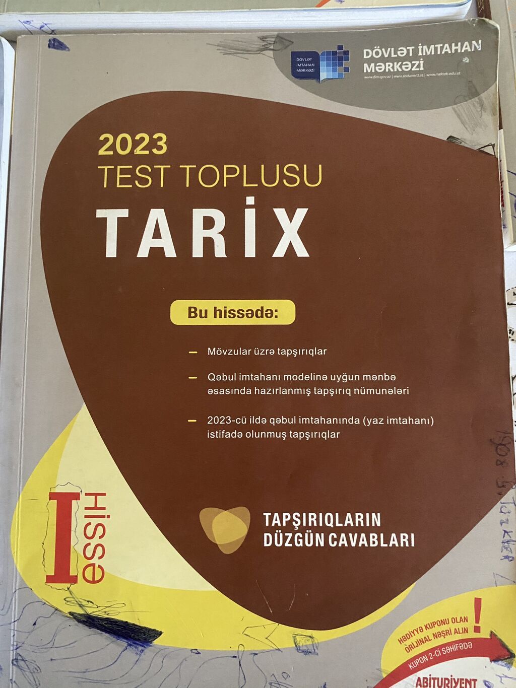 Dim test kitablari yoplu 10 azn tekli qiymet 3 azn mekan xalqlar — Kitablar, Bakı (9)