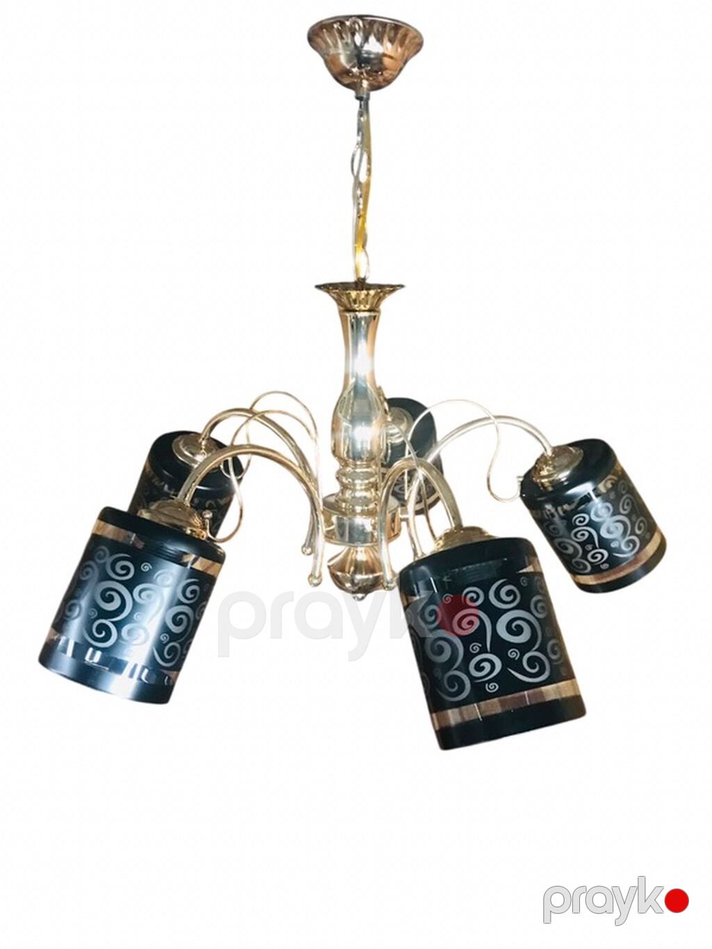 Çılçıraq, 5 lampa, Metal — Tavan is?qlar? v? cilc?raqlar, Bakı (8)