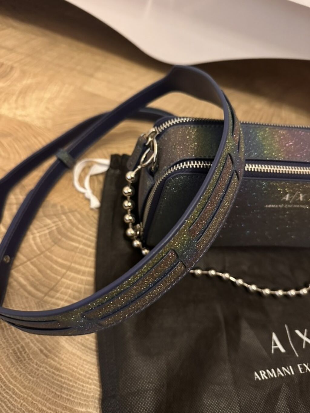 Armani Exchange (A|X) çanta dəsti - Model: A|X crossbody/omuz çantası — Çantalar, çamadanlar, cüzdanlar, Xırdalan (2)