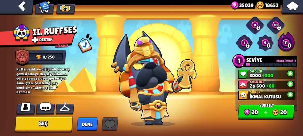 Brawl Stars hesabı – orta inkişaf etmiş profil - Kupa yolu: 6655 — Şəxsi əşyalar, Bakı (5)