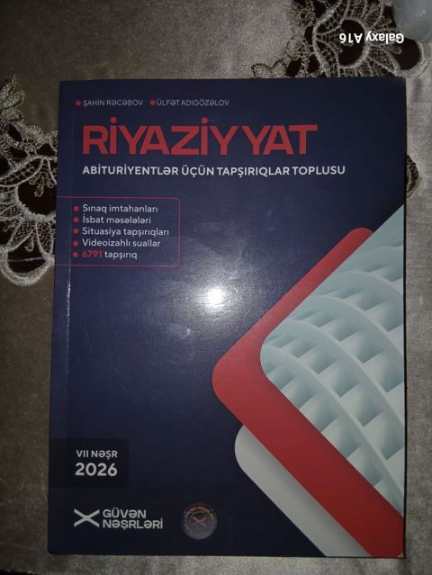 Məhsul: Riyaziyyat – Abituriyentlər üçün tapşırıqlar toplusu (Güvən — Bakı