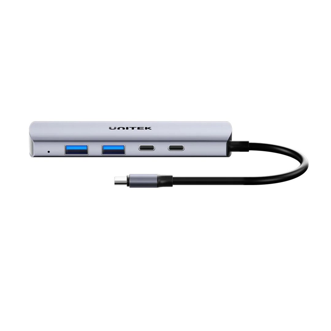 Unitek uHUB Q4 2 Usb-a və 2 Usb-c portlu 10Gbps 4-si 1-də Usb-c hub — Periferik cihazlar, Bakı (5)