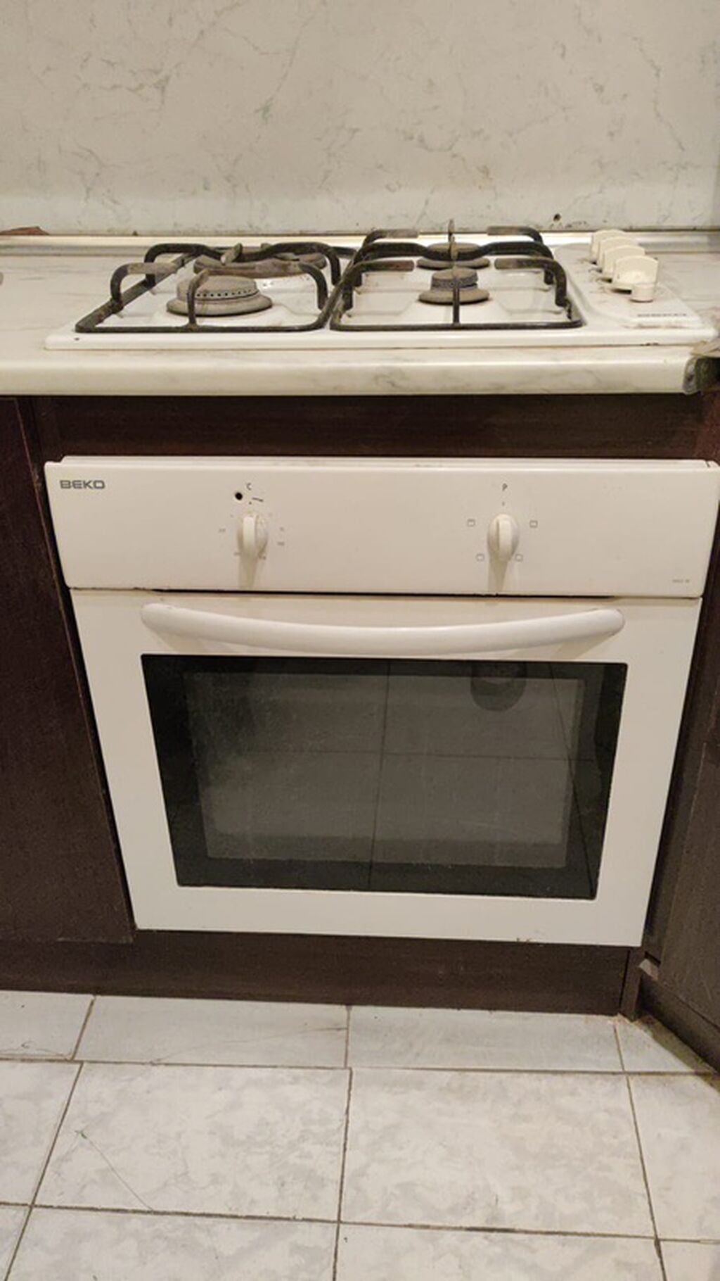 Qarışıq sobası Ayrıca dayanan, 4 gözlü, İşlənmiş — Plitələr, Bakı (2)