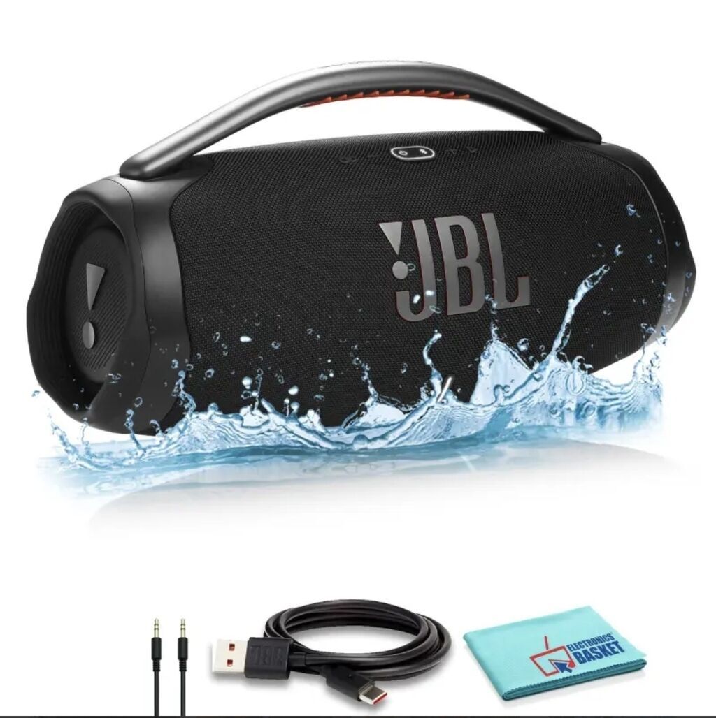 JBL BoomBox 3 tipli portativ Bluetooth akustik sistem - Güc: 60W — Dinamiklər və akustik sistemlər, Bakı