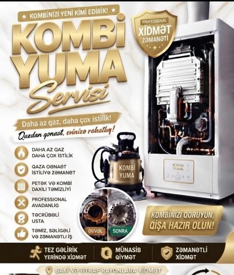 Kombi təmiri — Bakı