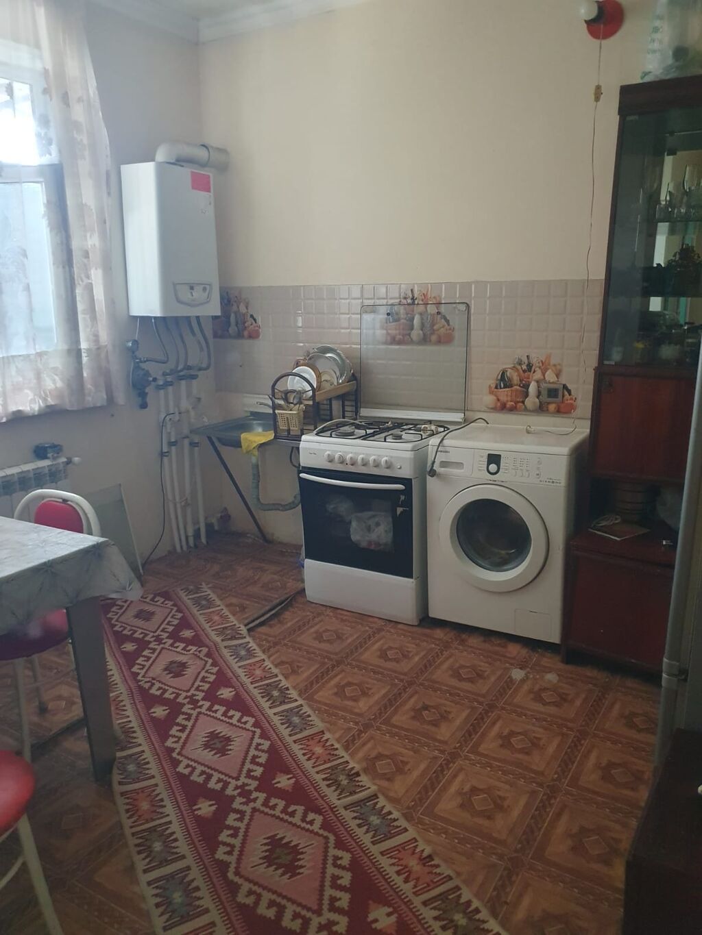 4 otaqlı, 100 kv. m, Kredit yoxdur, Orta təmir — Ev, villa, Qəbələ (9)