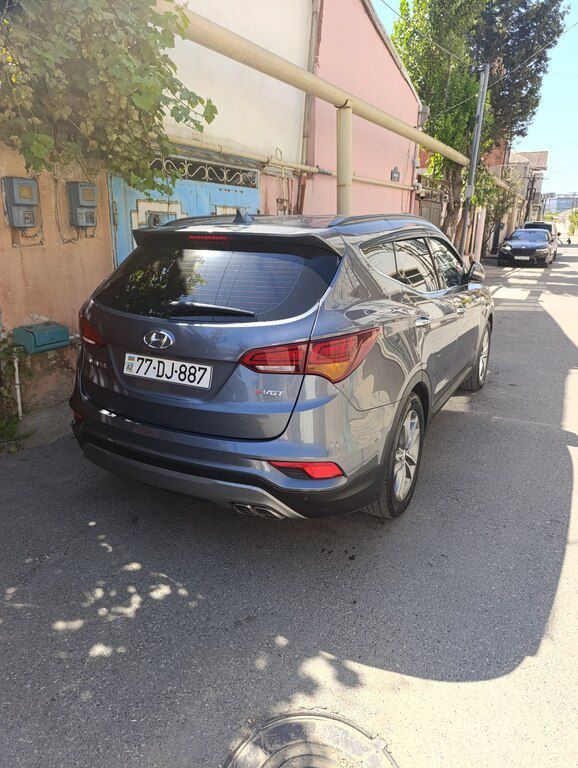 Hyundai Santa Fe, 2.0 L, 2016 il, 125 000 km — Avtomobillər, Bakı (4)